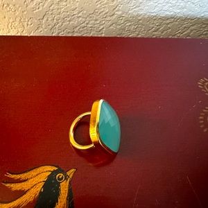 MONICA VINADER Turquoise Cocktail ring. Rare!! Size 7-71/2